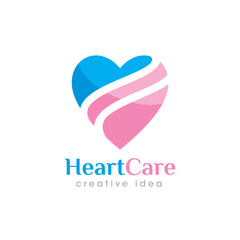 Creative Love Concept Logo Design Template