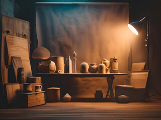 interior of a studio