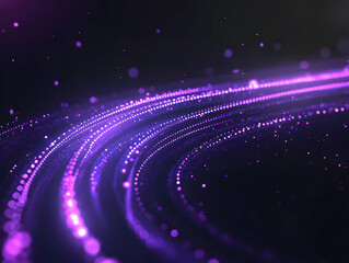 Purple Abstract Background 3D