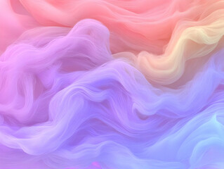 Obraz premium Abstract Pastel Wave Background Illustration