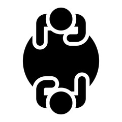 consultation glyph icon