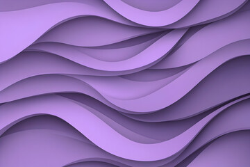 Lavender Wave Abstract 3D Background