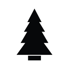 Pine Tree Icon. Fir Tree Vector Illustration. Christmas tree icon. EPS 10