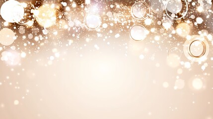 Sparkling Festive Lights Background Design