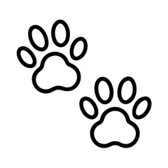 animal foot print icon