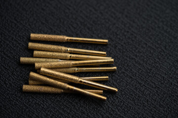 10-Piece Diamond Chain Grinding Set, Titanium Coated Corundum Grinding Heads, Rotary Tool Grinder for Saw, 