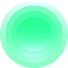 green round button