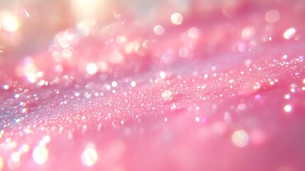 Pink Glitter Background Shimmering Lights Sparkle
