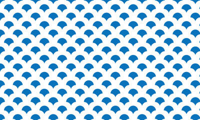 abstract trendy blue fish scale pattern perfect for background.