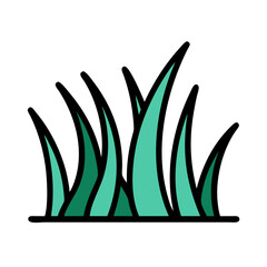 grass icon design