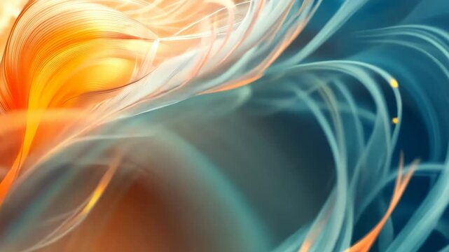 Vibrant abstract flow of colorful swirling patterns in motion