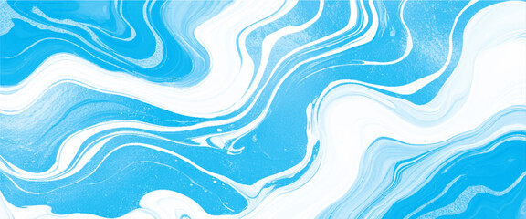 Vector abstract blue marble acrylic liquid surfaces texture design.