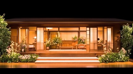 Stage Design Japanese House Interior Set