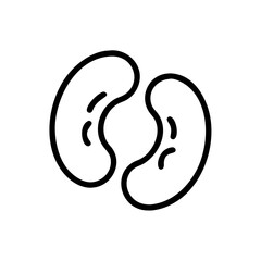 Fototapeta premium kidney beans icon design