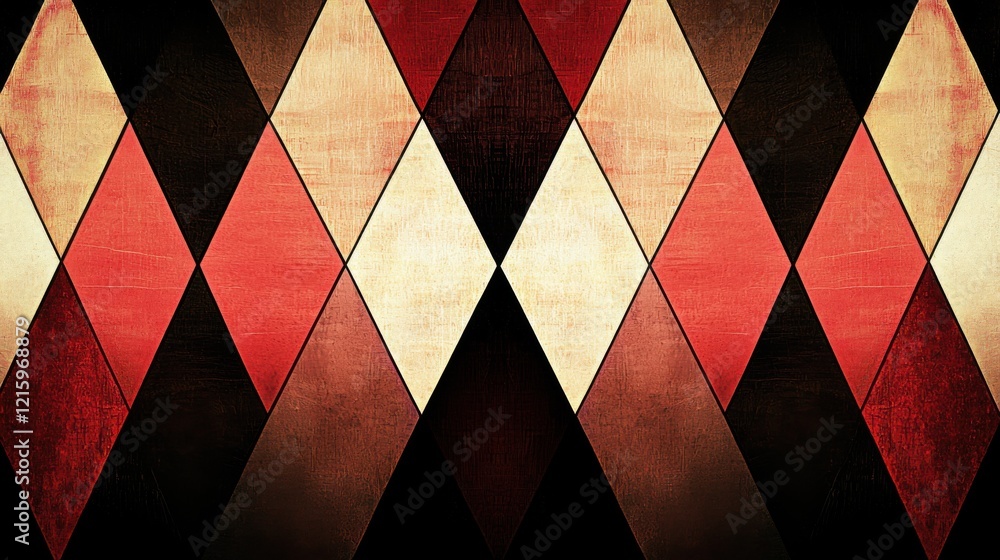 Poster geometric pattern design abstract art digital background colorful environment aesthetic viewpoint