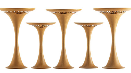 Perfectly Shaped Round Dining Tables Set for Elegance Generative AI