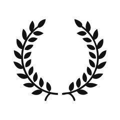 laurel wreath icon design