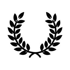 laurel wreath icon design