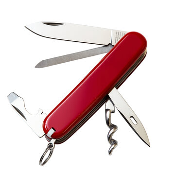 swiss army knife isolated