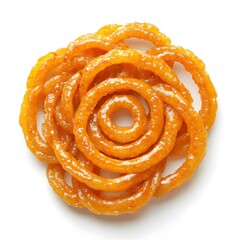 Fototapeta premium Indian most popular traditional sweet called Jalebi an Indian dessert made during festivals and celebrations in India