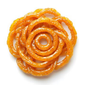 Indian most popular traditional sweet called Jalebi an Indian dessert made during festivals and celebrations in India