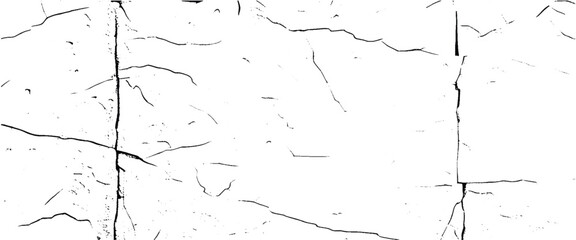 Vector black and white cracked marble tile and wall 