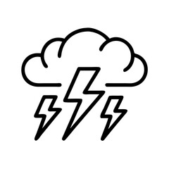 lightning icon design