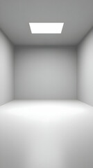Minimalist 3D Room Illustration