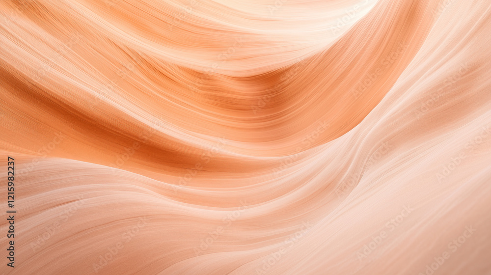 Poster abstract sandstone swirls: intricate, flowing patterns of peach and cream sandstone create a mesmeri
