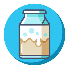 milk icon design