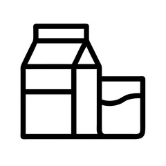 milk icon design