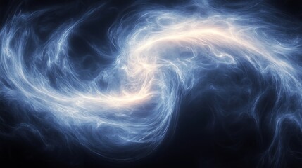 Fototapeta premium Dynamic Abstract Flow of Light and Energy in Ethereal Design