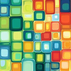 Illustration of abstract texture with squares., Generative AI