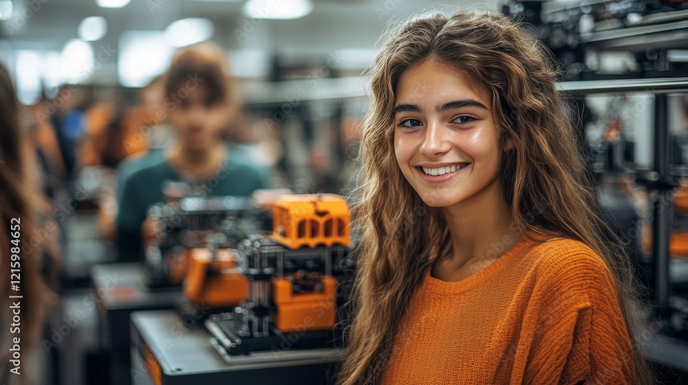Poster innovation unleashed: students engage in hands-on 3d printing project in design studio
