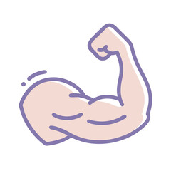 muscle icon design