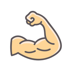 Obraz premium muscle icon design
