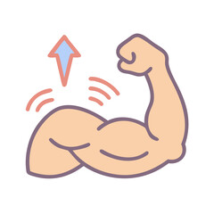 muscle icon design