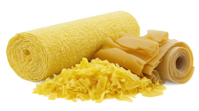 Thermal Insulation Materials on Transparent Background Generative AI