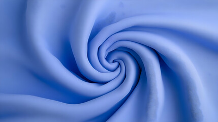 Abstract Blue Fabric Swirl Background
