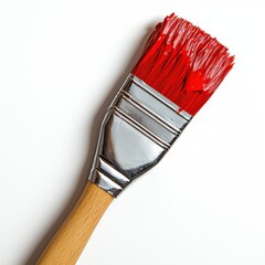 Painting with a red brush creative techniques for artists home studios art supplies indoor artistic inspiration