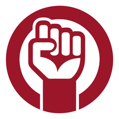 protest fist icon design