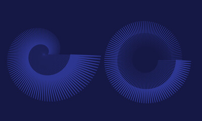 Modern abstract dark navy blue banner background. Vector abstract graphic design banner pattern background template.