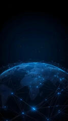 Global Network Abstract Background