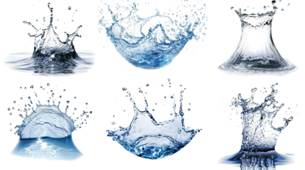 Stunning Water Splashes Captured With Crystal Clarity Generative AI