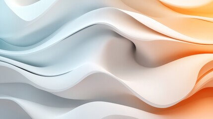 Fototapeta premium Abstract Waves: A Symphony of Hues and Curves