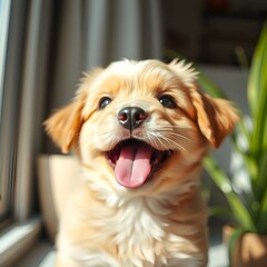 Un bebé lindo sonriendo