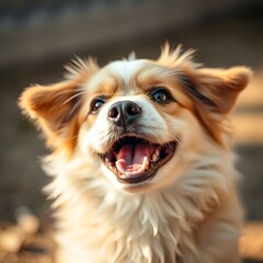 Un bebé lindo sonriendo