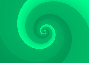 Dark to light green swirling gradient background

