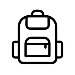 school backpack icon design
