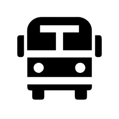 school bus icon design